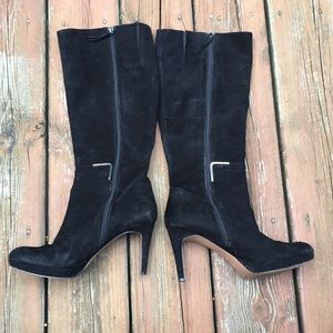 ⚡️SALE⚡️NINE WEST KNEE HIGH BLACK SUEDE BOOTS